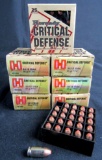 9mm Makarov (9X18 MAK) Ammo- 7 Full Boxes Hornady Critical Defense (175 Rounds Total)