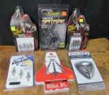 6 New Sealed Packs of Crossbow Hunting Broadheads (20 Total)