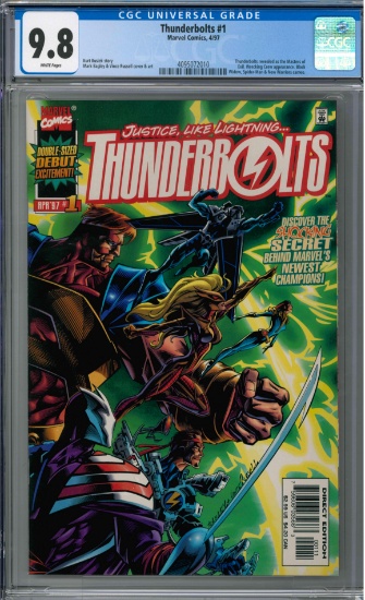 Thunderbolts #1 (1997) Key 1st Issue/ Thunderbolts Revealed CGC 9.8