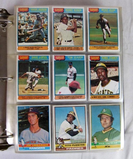 1976 Topps Baseball Complete Set + Traded