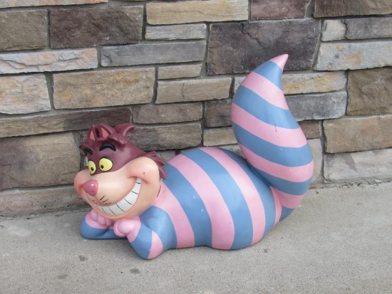 Excellent Cheshire Cat (Alice in Wonderland) Disney Store 21x24" Display Statue/ Prop