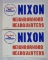 (2) 1972 Nixon Pres. Campaign Posters