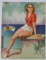 Lucky Strike 1950's Pin-Up Ad Poster