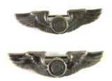 (2) WWII AAF Observer Sterling Wings