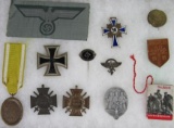 WWII Nazi Medals, Pins, Etc.