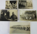 (5) WWII Japanese Army Soldier Photos