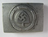 WWII Nazi RAD Aluminum Belt Buckle