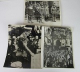 (3) 1938 Nazi/Hitler Wire Press Photos