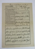 Nazi Gusen Concentration Camp Letter