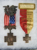 (2) Span-Am War Veterans' Medals
