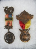 (2) Span-Am War Veterans' Medals