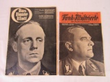 WWII Nazi Magazines-Nazi Officer Covers
