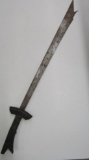 Old Filipino Moro Kampilan Sword