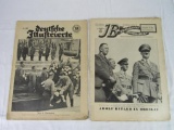 (2) 1938 Nazi Magazines w/Hitler Covers