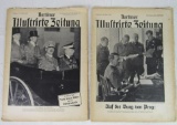 (2) 1938/39 Nazi Magazines w/Hitler Covers
