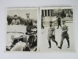 (2) 1938/39 Hitler/Mussolini Press Photos