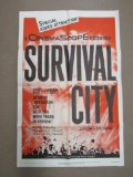 Survival City 1955 Atomic Bomb Movie Poster