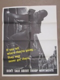 Original WWII 1943 War Bond Poster