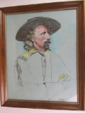Antique General Custer Original Artwork
