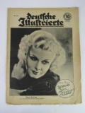 Jean Harlow 1937 German Newspaper Cover