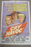 Cry Havok Original 1943 1-Sheet Poster