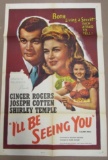 I'll Be Seeing You 1945 1-Sheet Poster
