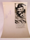 WWII Signed Photo-Eisenhower's Double