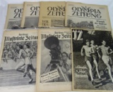 Lot Nazi 1936 Olympics Mags/Newspapers