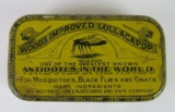Antique Mosquito Bite Antidote Tin
