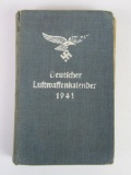1941 HC Luftwaffe Pocket Calendar Book