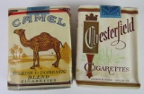 (2) Antique Cigarette Packs for WWII Display