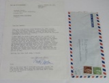 WWII SS Officer O. Skorzeny Signed Letter