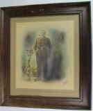 Antique Framed British Soldier Photo