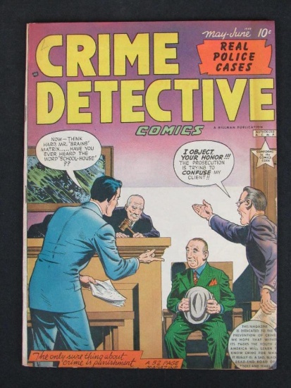 Crime Detective Comics vol. 1, #8 (1949) Golden Age
