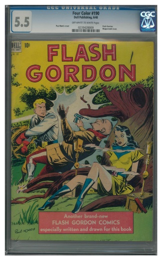 Four Color #190 (1948) Golden Age Flash Gordon/ GGA/ Bondage CGC 5.5