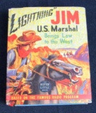 Lightning Jim U.S. Marshal Brings Law to the West (1940) BLB Big Little Book