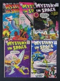 Mystery In Space Early DC Silver Age Lot- 40, 41, 42, 45, 47