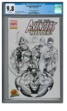 Avengers/ Invaders #8 (2009) Rare Alex Ross Sketch Cover Variant CGC 9.8