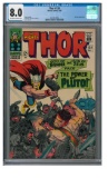 Thor #128 (1966) Silver Age Classic Hercules Battle Cover Jack Kirby CGC 8.0