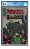 Avengers #20 (1965) Early Silver Age Issue Stan Lee/ Jack Kirby CGC 8.0 ~~