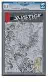 Justice League #5 (2012) Rare Jim Lee Sketch Cover Variant CGC 9.8