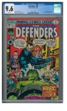 Defenders #33 (1976) Bronze Age Marvel Beauty CGC 9.6