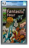 Fantastic Four #114 (1971) Silver Age/ Key 1st Overmind CGC 9.2 Beauty!