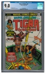 Marvel Chillers #4 (1976) Bronze Age Tigra/ Kraven CGC 9.0