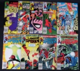 Amazing Spider-Man Late Bronze/ Early Copper Age Lot (9) All Newsstand