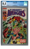 Avengers #66 (1969) Silver Age Marvel/ 1st Adamantium CGC 8.5