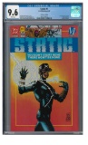 Static #1 (1993) Key 1st Appearance DC/ Milestone Comics CGC 9.6