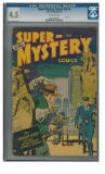 Super-Mystery Comics v8 #6 (1949) Golden Age Crime/ Horror CGC 4.5