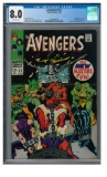 Avengers #54 (1968) Silver Age Key 1st Appearance NEW MASTERS OF EVIL CGC 8.0