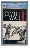 Civil War II #1 (2016) Rare McNiven Sketch Variant CBCS 9.8